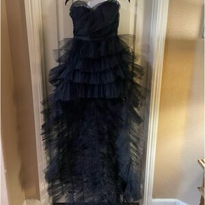 Black prom or formal dress